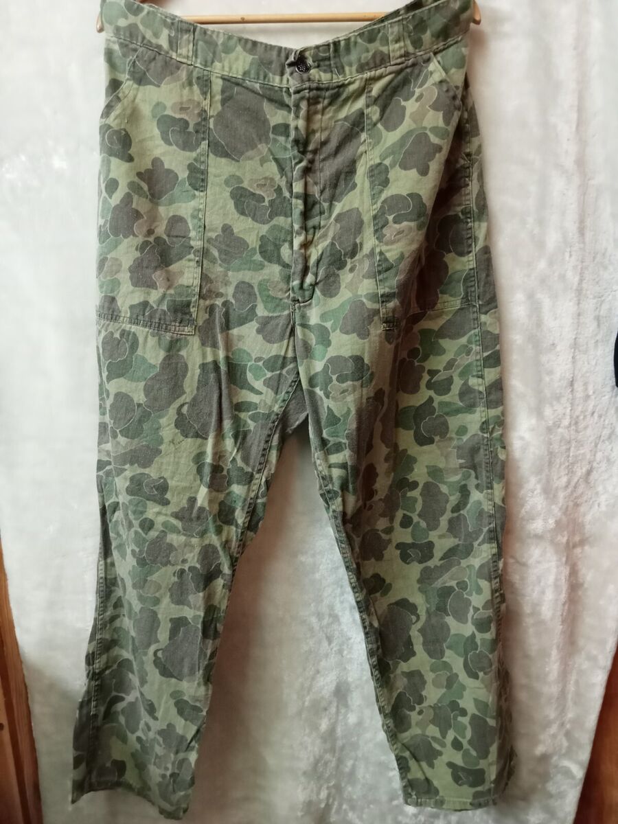 Vintage 40s USMC 13 Star Duck Camo PANT 40s Frogskin WWII | eBay Vintage 40s USMC 13 Star Duck Camo PANT 40s Frogskin WWII | eBay