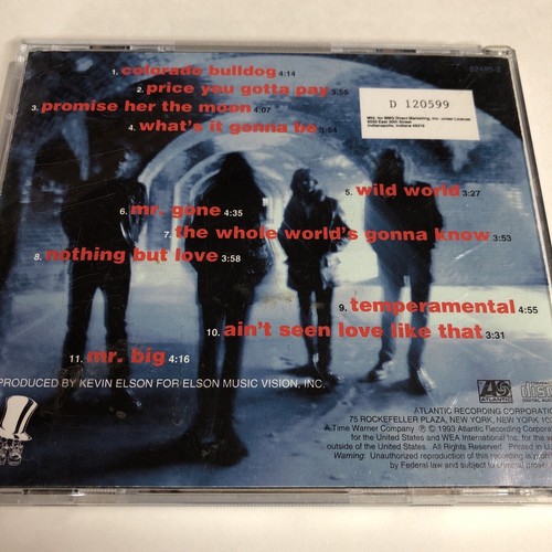 Mr.Big - Bump Ahead (1993) CD Original Atlantic 7 82495-2- Gilbert,Sheehan - Picture 2 of 4