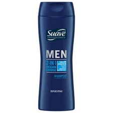 Suave Men 2 in 1 Shampoo and Conditioner, Ocean Charge, 12.6 oz