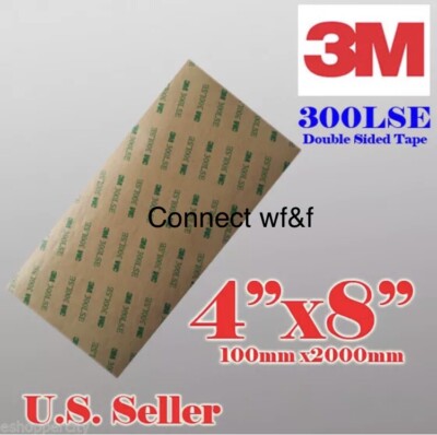 3M 300LSE 4x8 SUPER STRONG DOUBLE SIDED TAPE SHEET PAD - CELL PHONE REPAIRS.....
