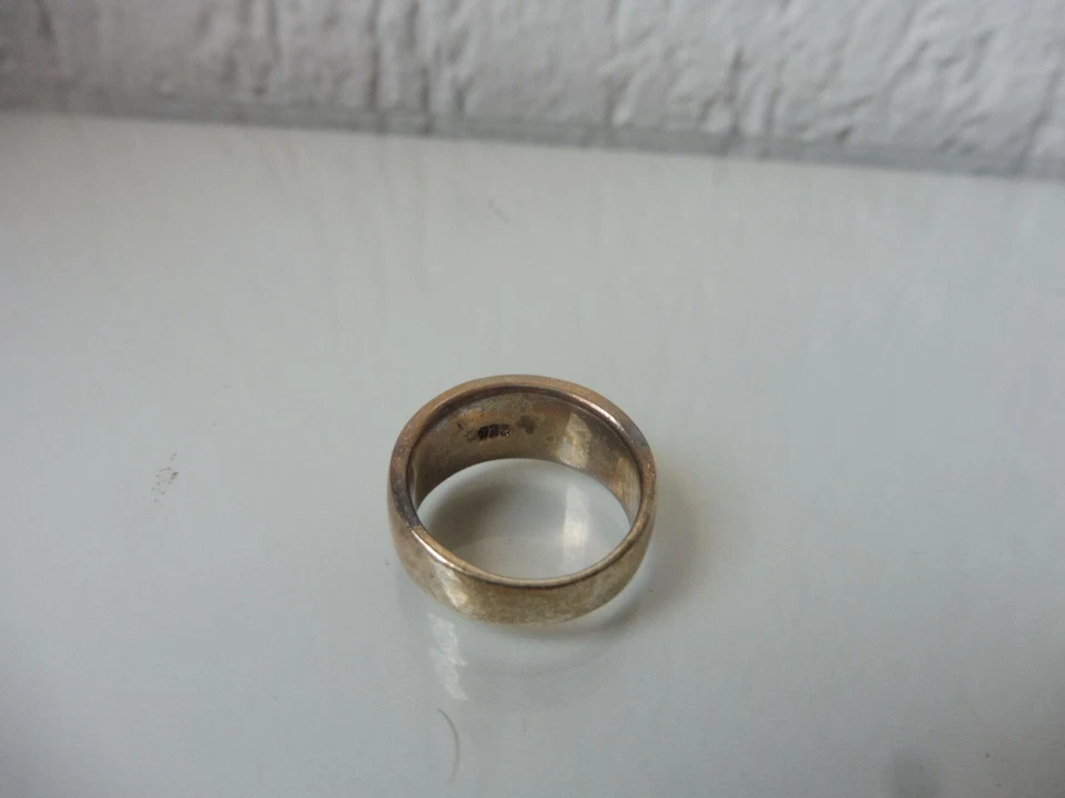 Bel Vecchio Anello In Argento, Argento 925, Taglia 55 - Immagine 4 di 4