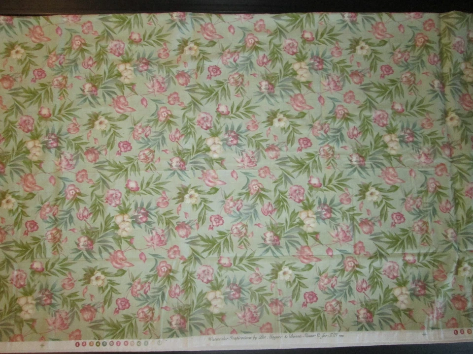 Cotton fabric - South Seas Imports - Watercolor Inspirations - 1 yard 35" - Image 2 of 4