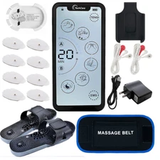 Tens Ems Portable Rechargeable Electrotherapy Machine Muscle Recovery Device