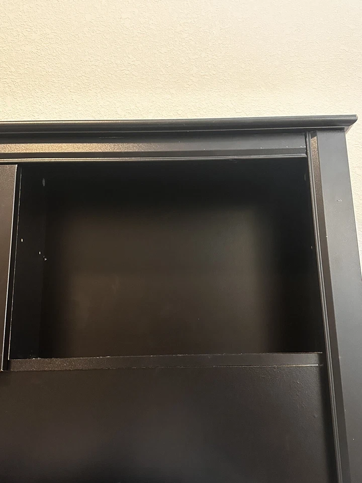 Hillsdale Furniture 2698-492 Full/Queen Bed Headboard W/2 USB Ports - Black Oak - Image 2 of 4