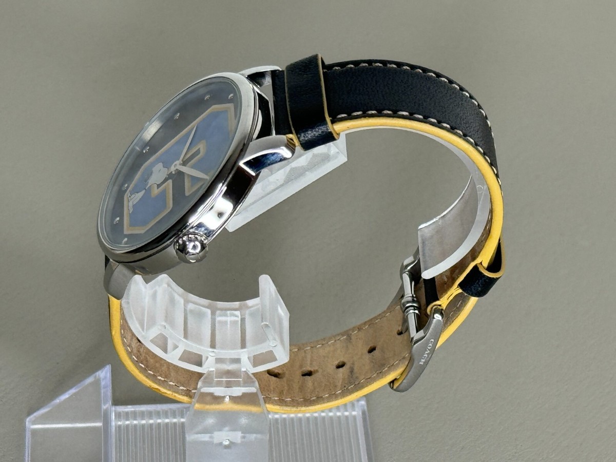 Coach x Peanuts Snoopy Collaboration Watch 40mm In Leather
