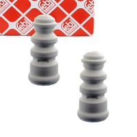 2X febi Anschlagpuffer Gummianschlag FüR VW Lupo 1 Seat Arosa Skoda Fabia Hinten