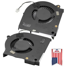 OEM CPU GPU Cooling Fan Replacement For Dell Alienware Ryzen Laptop M15 R5 R6
