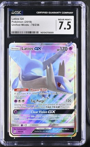 Latios-GX graded CGC 7.5 for sale on eBay