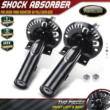 2x Front Shock Struts for Skoda Fabia 542 545 Roomster 5J VW Polo 9N 2005-2015