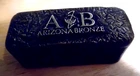 A B ARIZONA BRONZE BAR 10 OUNCES 2 1/2" X 7/8" X 1" PAPERWEIGHT