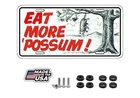 Eat More 'Possum, License Plate Including Mounting Hardware