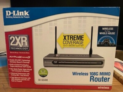 DLink Wireless Router DI-634M 108G MIMO