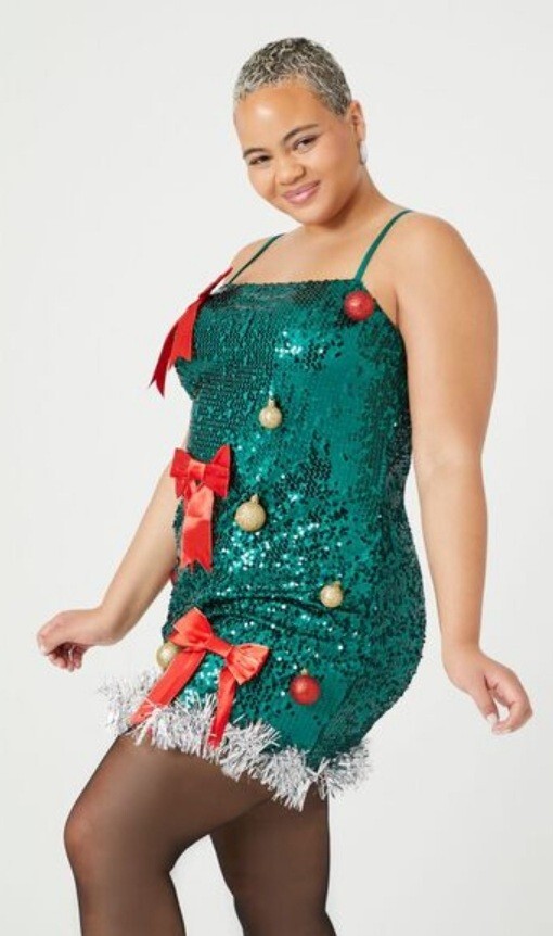 forever 21 christmas tree holiday dress Christmas Tree Holiday Dress main image 0