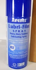 Haynes Sanitary NSF Lubri-Film Heavy-Duty Lubricating Spray 1  can - 11.5 oz.