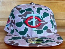Minnesota Twins 59FIFTY New Era MLB Duck Camo World Series 1987 Fitted Hat 7 1/8