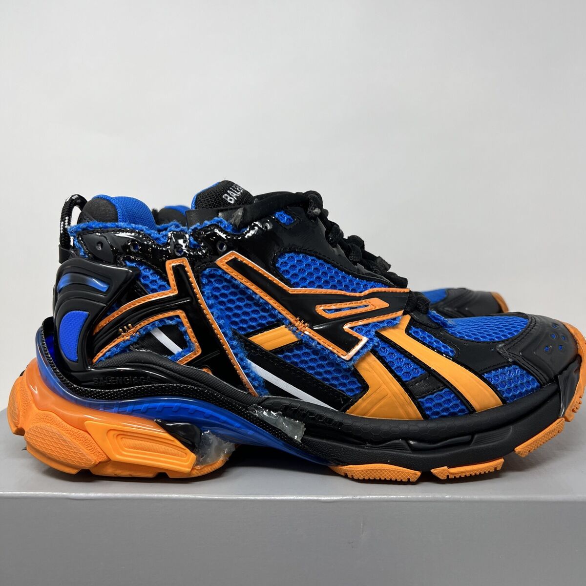 Balenciaga Runner Sneakers Men's Size 40 EU/ 7 US Blue Black