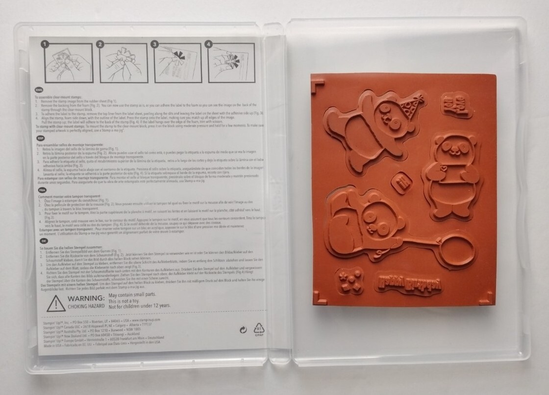 Stampin Up Party Pandas Stamp Set | eBay
