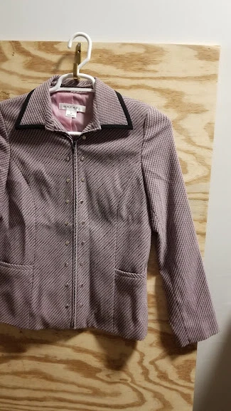 Blazer Rafael Casual Mujer Talla 8 Rayas Foto 3 de 4