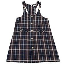 Vintage 90's In Design Girl's 14 Plaid Schoolgirl Dress