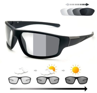 Occhiali da sole fotocromatici uomo polarizzati Tipo Transition