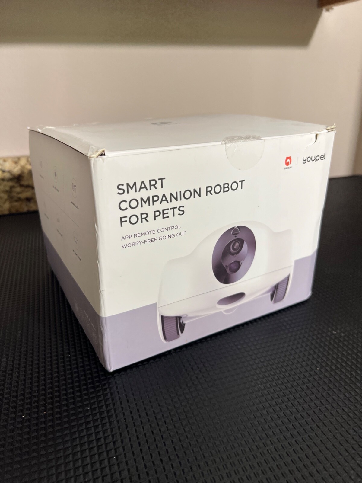 Youpet Smart Companion Robot for Pets - Remote Treat Tossing - Camera - Open Box