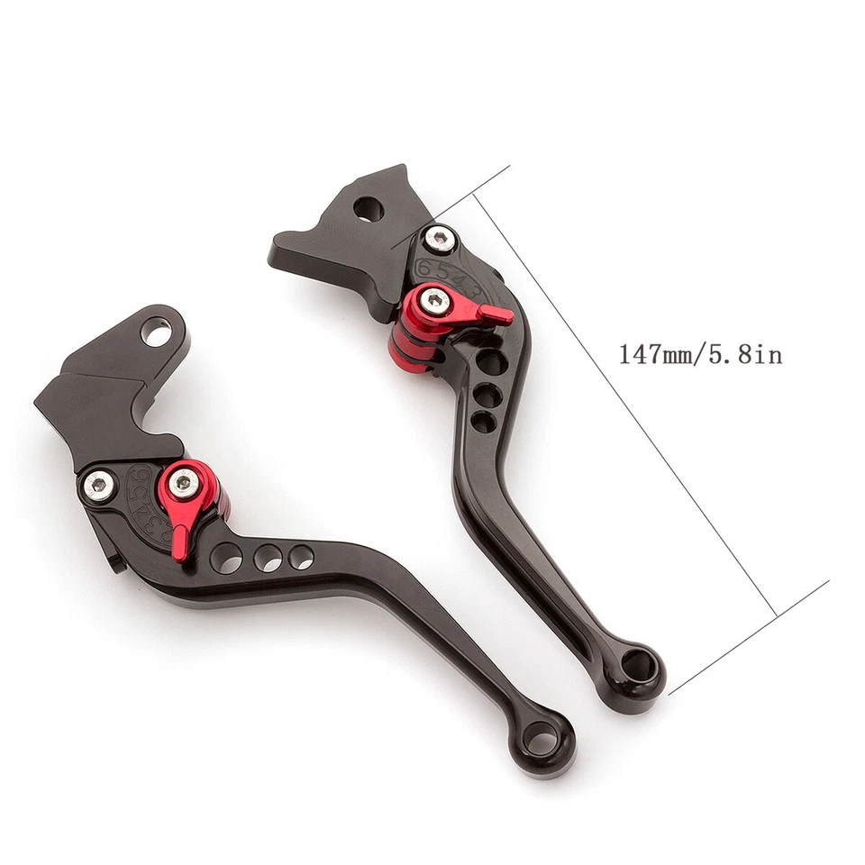For Suzuki HAYABUSA GSXR1300 1999-2007 CNC Adjustable Brake Clutch Levers Logo - Image 3 of 4