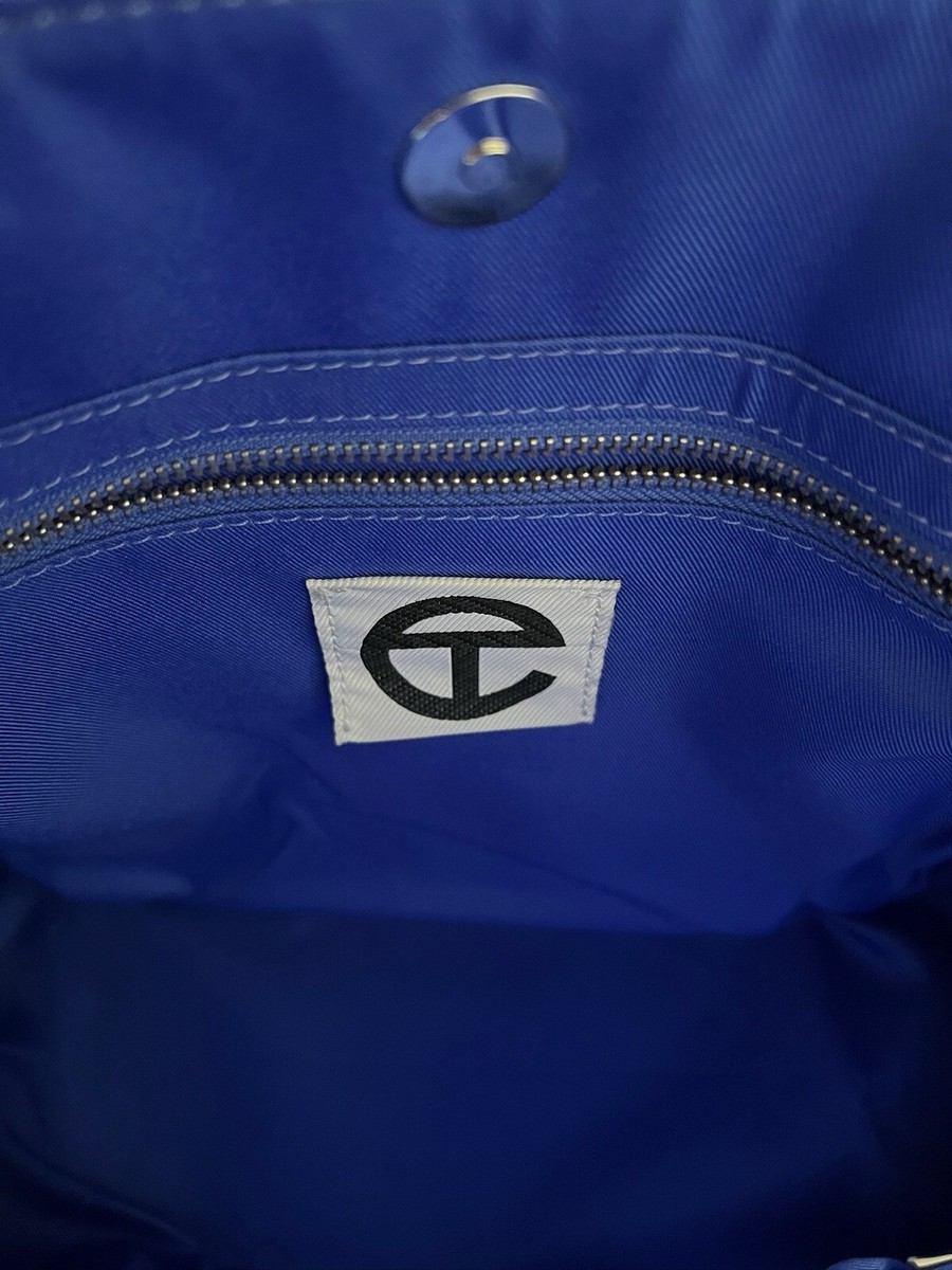 New Blue Telfar Medium Painter Tape shopping bag with