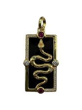 THOMAS SABO Anhänger Schlange PE958-565-7 Damen 750 Gelbgold verg. 925 Silber