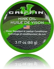 GRIFFIN Mink Oil - Leather Conditioner 1 Container, 2.8 Oz