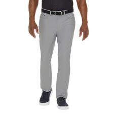 Greg Norman Men  s Stretch Performance Pant, Gray, Sz 30x34