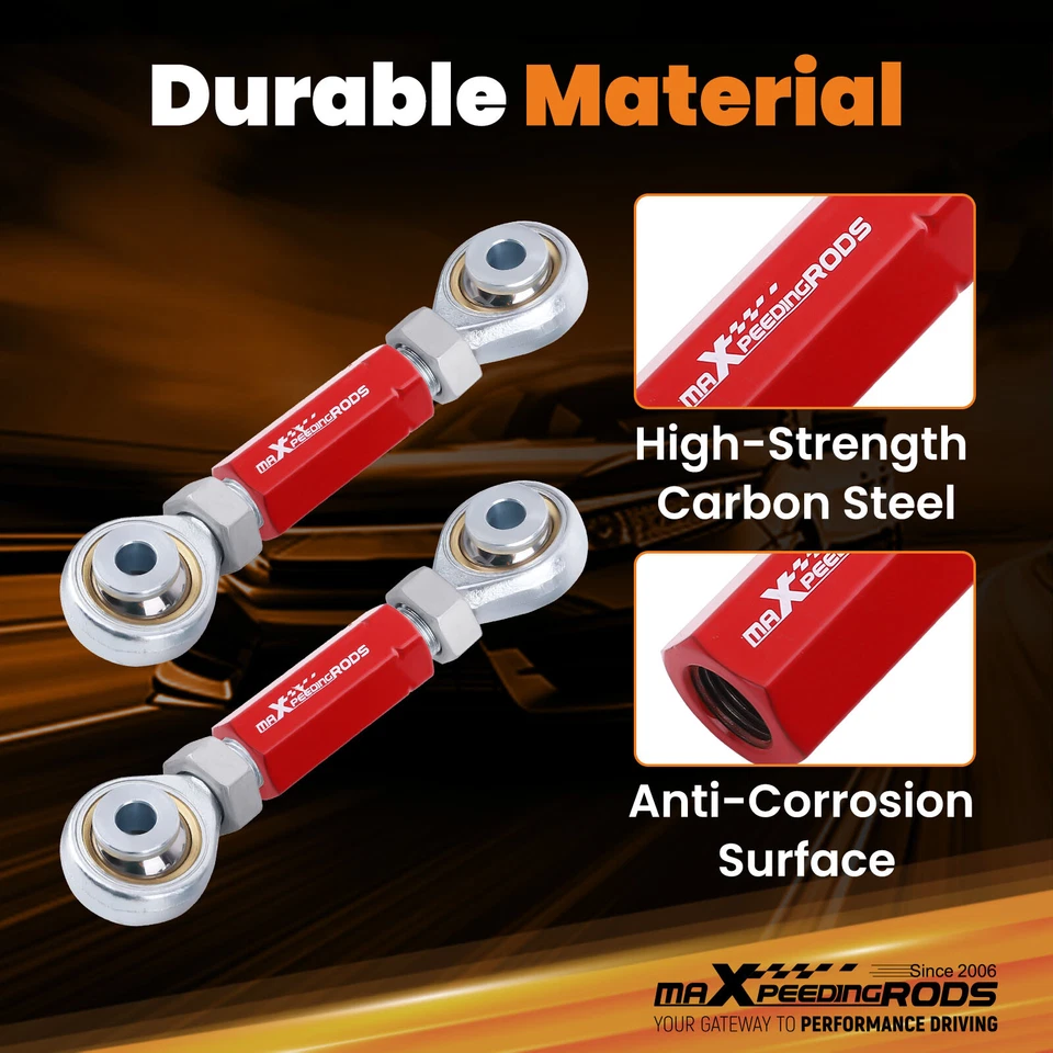 Kit de alineación ajustable brazos de puntera trasera para Honda Civic 93-97 del Sol 1988-2000 Foto 2 de 4