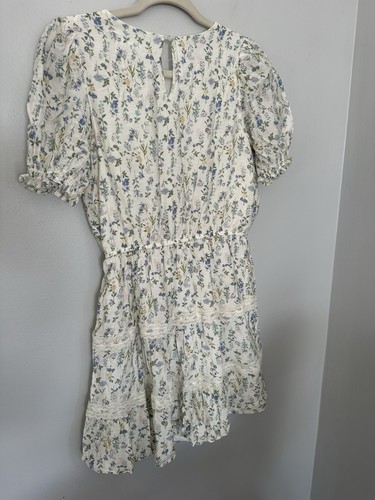 Blu Pepper Babydoll Präriekleid mit Blumenmuster Größe Small weiß - Bild 5 von 7