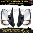 FOR RENAULT MASTER MK3 2010-19 BLACK DOOR / WING HEATED ELECTRIC MIRRORS 1X PAIR