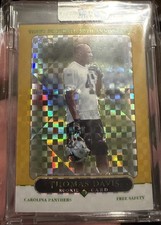 Thomas Davis 2005 Topps Finest Gold X-Factor Rookie Card #233/399. rookie card picture