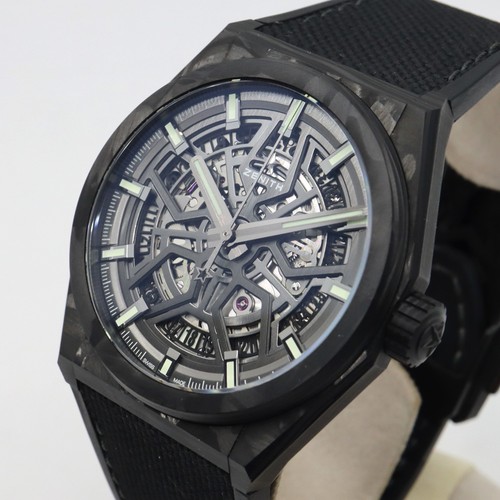 ZENITH Defy Classic Carbon 10.9000.670 Men's Watch Automatic Black Dial