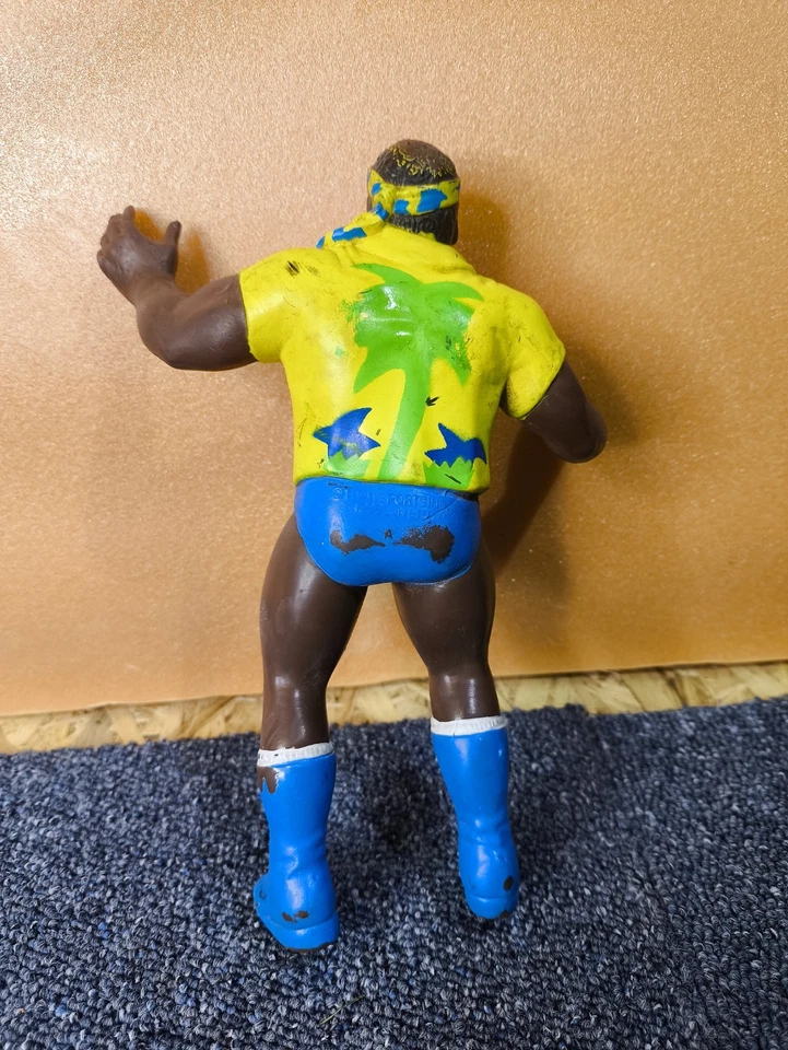 8" figure SD jones wrestling hero 205mm tall 1988 titan sports action LJN toy - Image 3 of 4