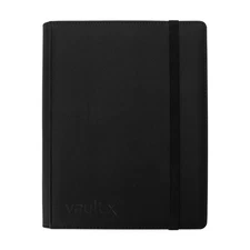 Vault X Exo-Tec Strap 9-Pocket Binder Signature Black - 360 Cards - New