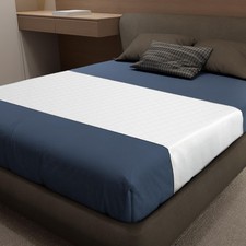 1 Pack Bed Pads Washable Waterproof, King 76" x 36" Incontinence Bed Pads