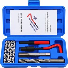14pcs Thread Repair Kit M14 x 1.5mm Metric Thread Repair Insert Kit Hand Tool Se