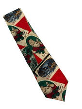 Ferrell Reed 100% Silk Tie, Made In America, Santa Claus / Father Christmas