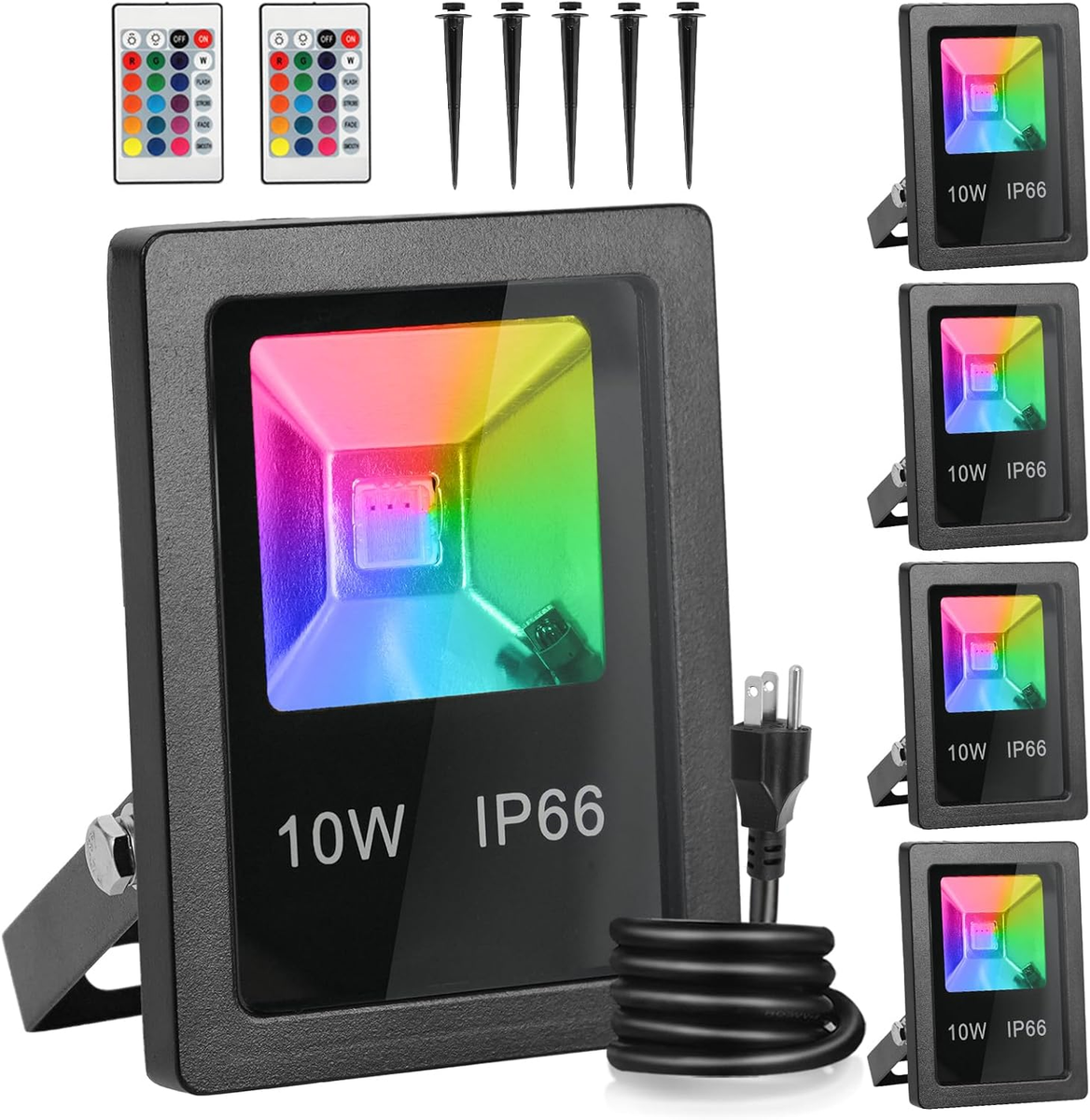 Flood Lights That Change Colors Led Flood Light 200W Equiva RGB