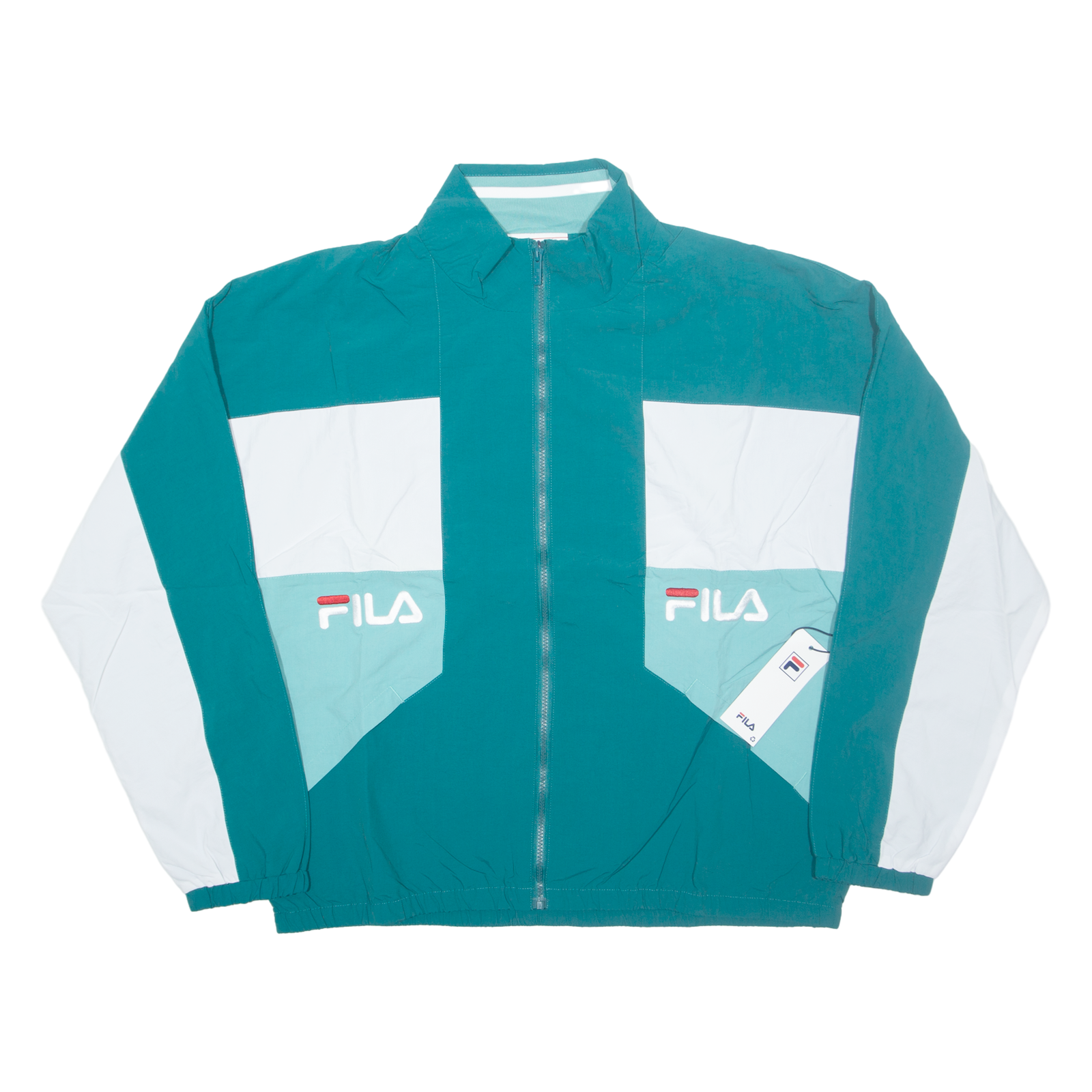 Giacca a vento uomo FILA Obasi verde 2XL