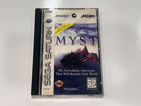 4 Sega Saturn Games (Myst, Pebble Beach, Off-World, Virtua Open Tennis) Lot 30