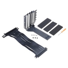Universal Vertical GPU Bracket Holder with Ultra PCIe 4.0 3.0 X16 Gen4/3 Riser