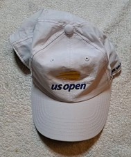 US Open Hat White Tennis American Needle Adjustable Breathable Baseball Cap