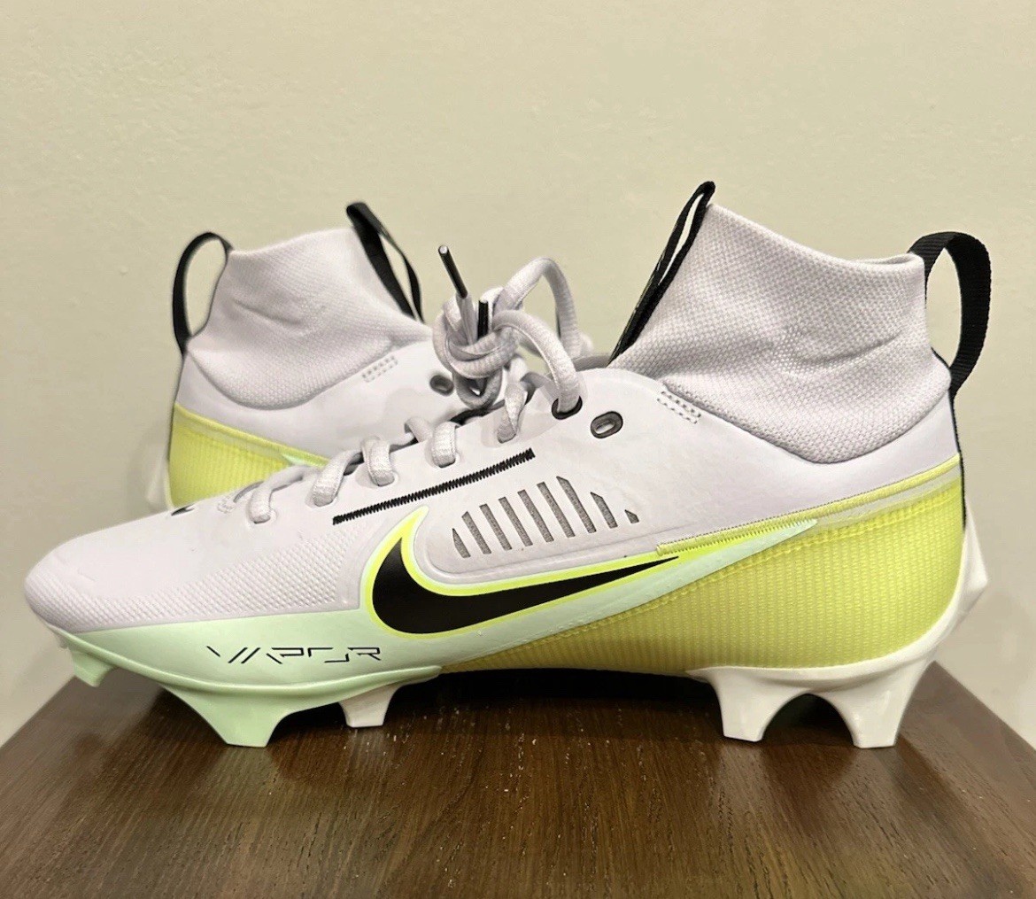 Nike Vapor Edge Pro 360 2 Cleats Mens 12 Pure Platinum/Vapor 