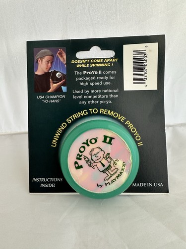 Vintage Proyo II by Playmax Yo-Yo - Green - Glow In The Dark New - Picture 2 of 4
