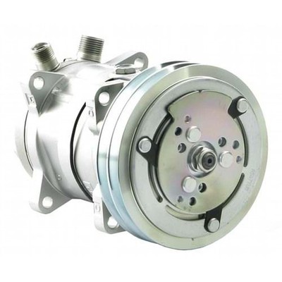 8819553 Sanden SD5H14 Compressor, w/ 2 Groove Clutch - Fits Ford