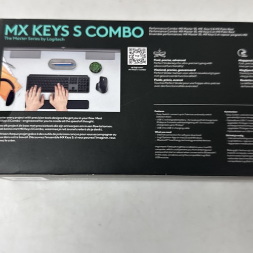 Logitech MX Keys S Combo: Graphite UK inglese (Qwerty) - nuovo di zecca - Foto 10 di 24