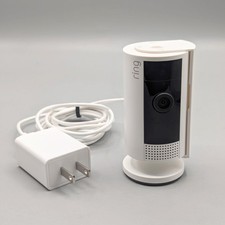 Ring Indoor Cam 2nd Gen 1080p HD Video Wi-Fi Security Camera Model 5F72E9 White